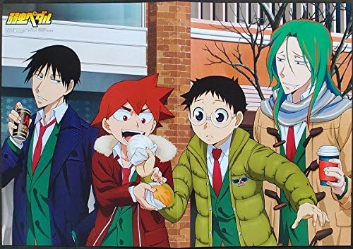 Amazon 弱虫ペダル ピンナップポスター 総北高校 今泉俊輔 鳴子章吉 小野田坂道 巻島裕介 制服アニメ アニメ 萌えグッズ 通販