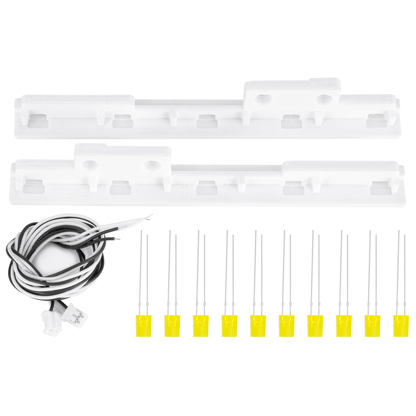 AXspeed RC LED Light Bar Left Right Side Lamps for 1/14 Tamiya Scania R620 6x4 Highline RC Model Car, Yellow, Small