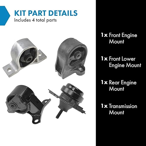 Vista 331 de TRQ Juego de montaje de motor compatible con Ford Bronco 1989-1992 F-150 F-250 F-350 1985-1997 Ranger 1994-1997 Mazda B2300