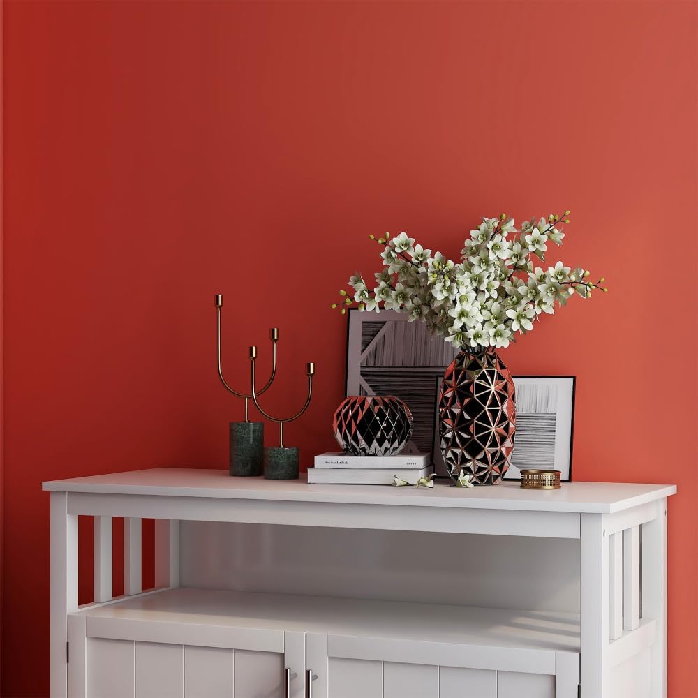 LICOME Kitchen Storage Cabinet Buffet - Sideboard with Storage - Kitchen Cabinets (White + MDF)