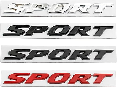 Miniatura 4 de Zhizhong Emblema de Letra Deportiva Tapa del Maletero Logo Insignia Trasera Compatible con Accord Civic Passport 2017-2022 (Negro Brillante)