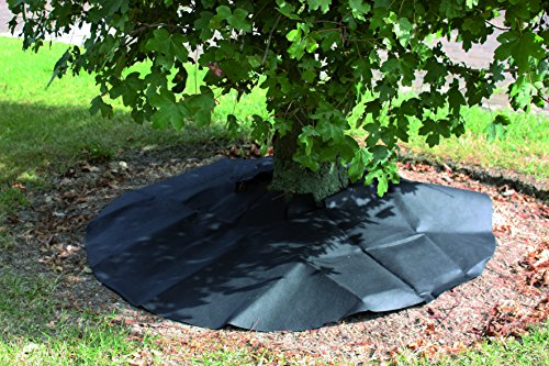 Gardissimo 6 x Baumschutzvlies Unkrautvlies Rundscheibe 100 cm - 100 g/m² - schwarz Cover