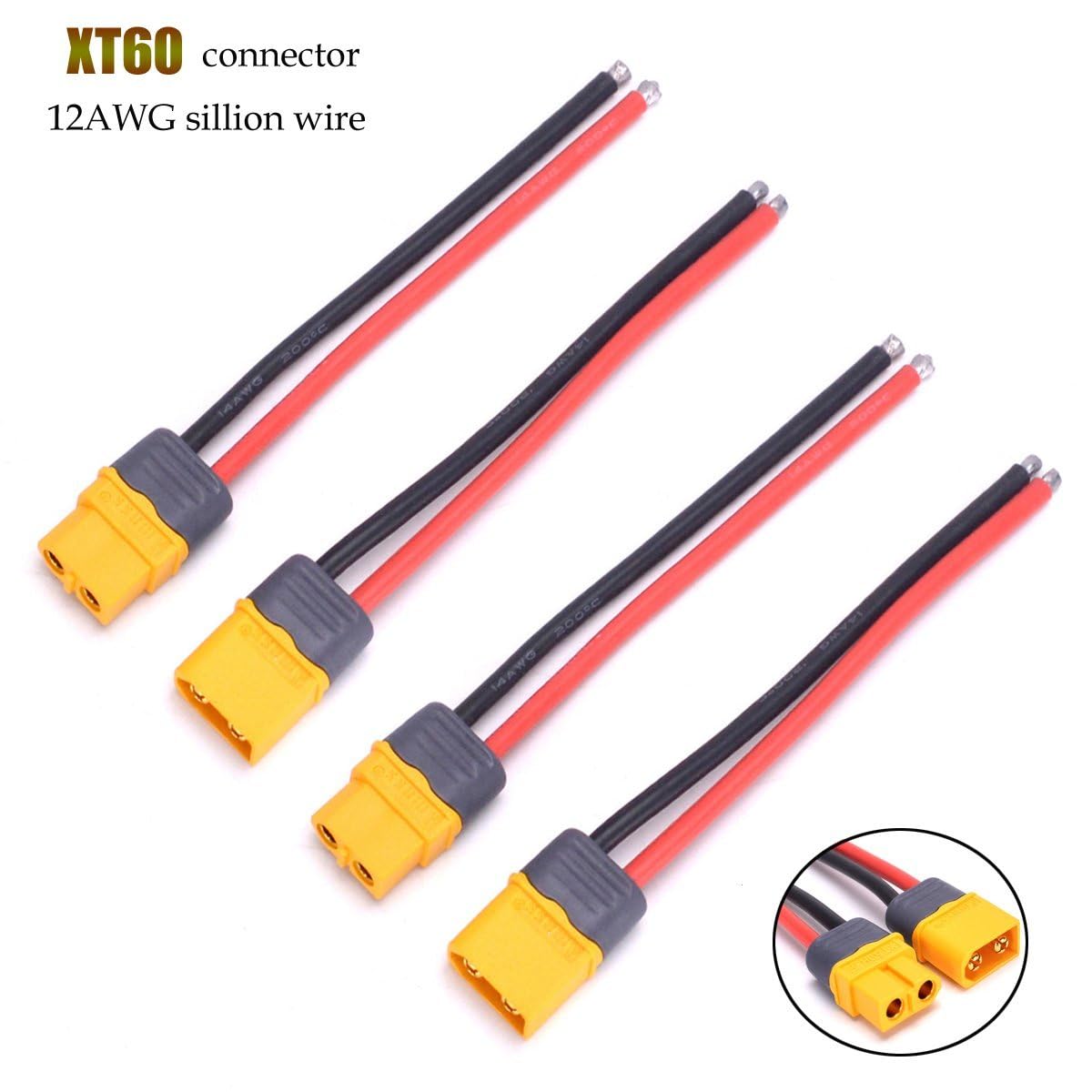 10 Unids XT60 Conectores Macho Y Hembra – 5 Pares Para Baterías RC, Drones Y Coches | Alta Corriente Y Conexión Segura