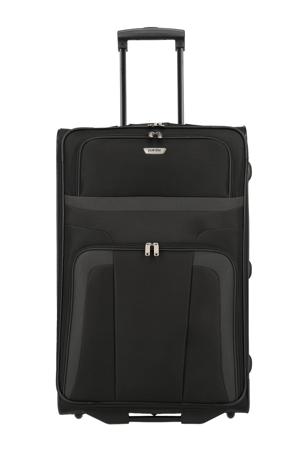 paklite Valigia da viaggio con 2 ruote, grande valigia con rotelle, ORLANDO, trolley classico in softshell dal design senza tempo, 73 cm, 80 L