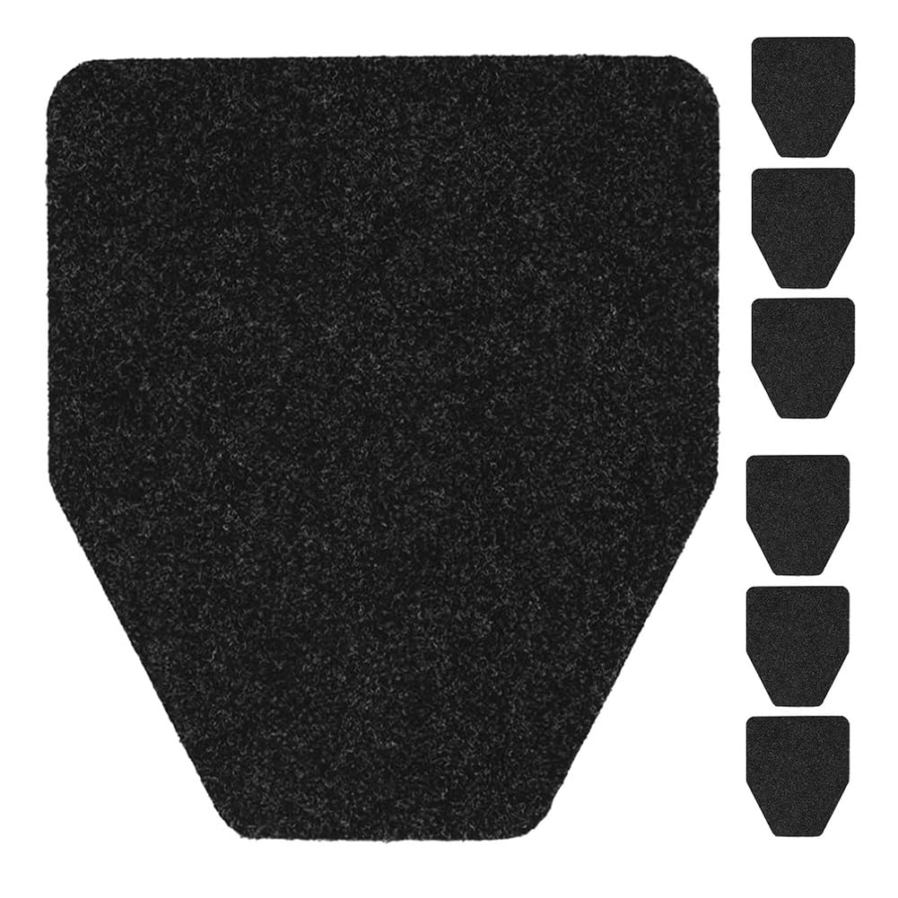 Tapis de sol pour urinoir antidérapant en caoutchouc lavable et absorbant