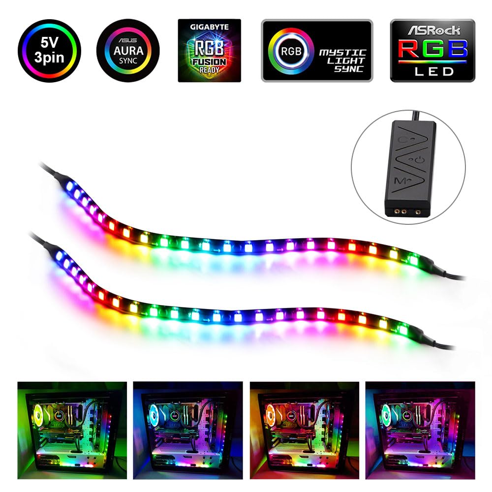 Amazon.com: Speclux PC Addressable RGB LED Strip Lights Kit