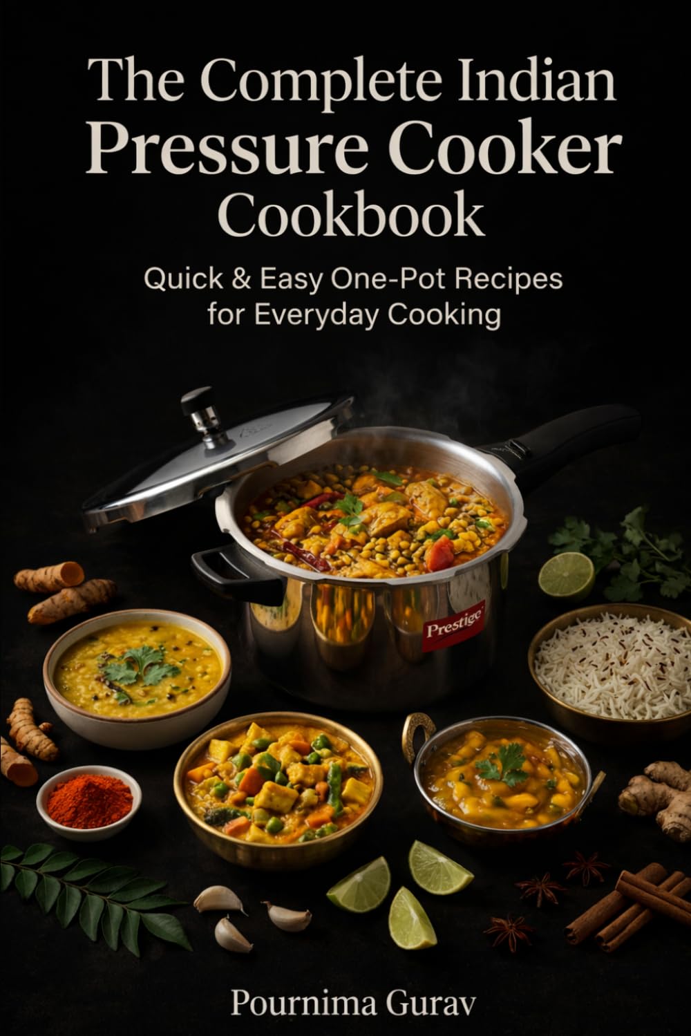 The Complete Indian Pressure Cooker Cookbook: Quick & Easy One-Pot Recipes for Everyday cooking      Paperback – Large Print, March 16, 2026