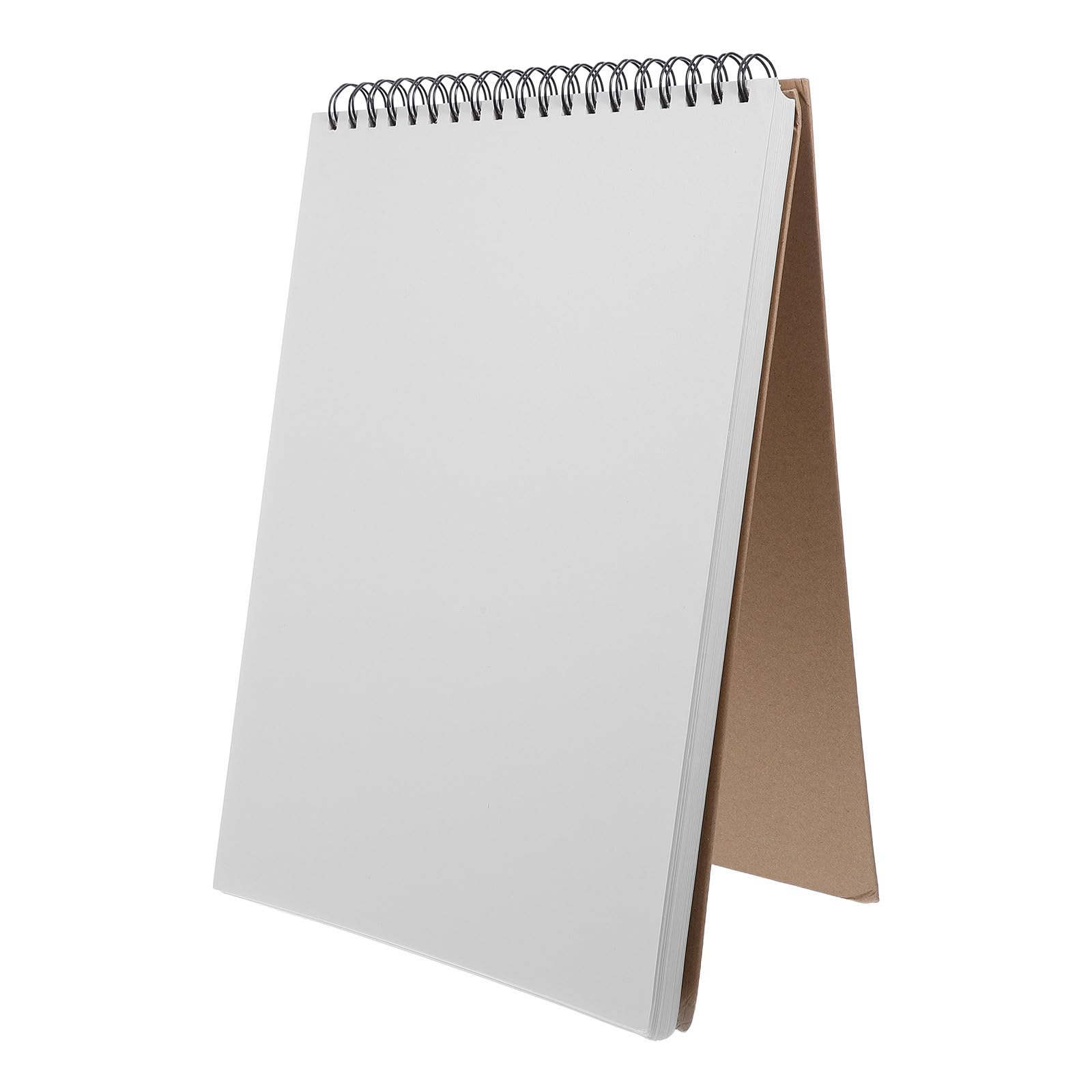 MAJORMENCH 60 Hojas Cuaderno de Dibujo Negro Tapa Dura y Espiral, 60 Hojas