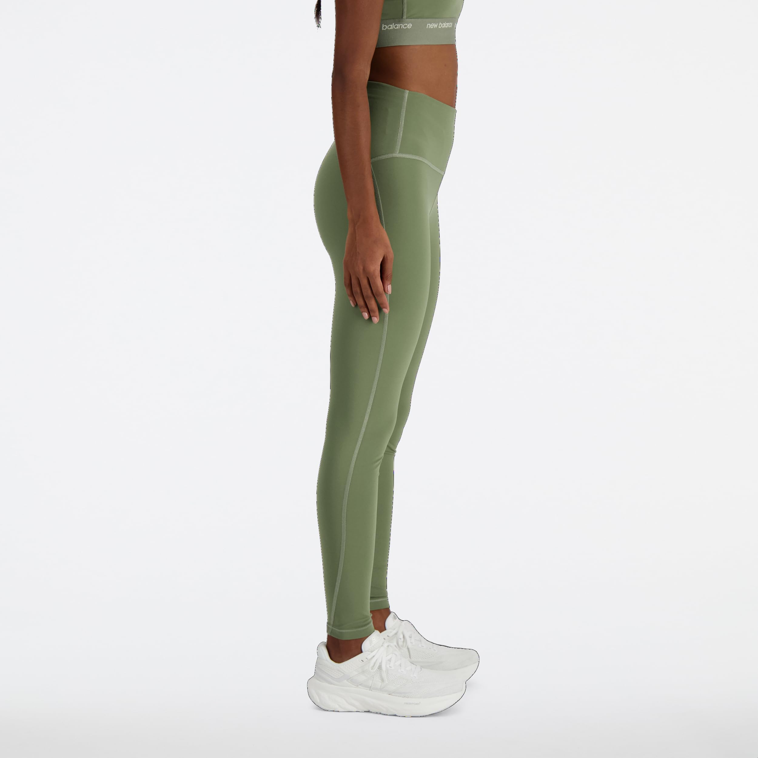 New Balance Nb Sleek High Rise Legging 27" - Leginsy Kobiety