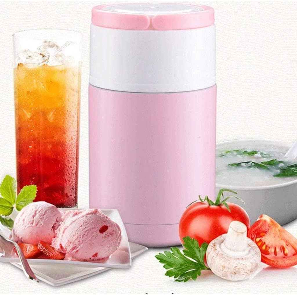 Insulated Lunch Box, Outdoor Portable Steel Porridge Pot Cup