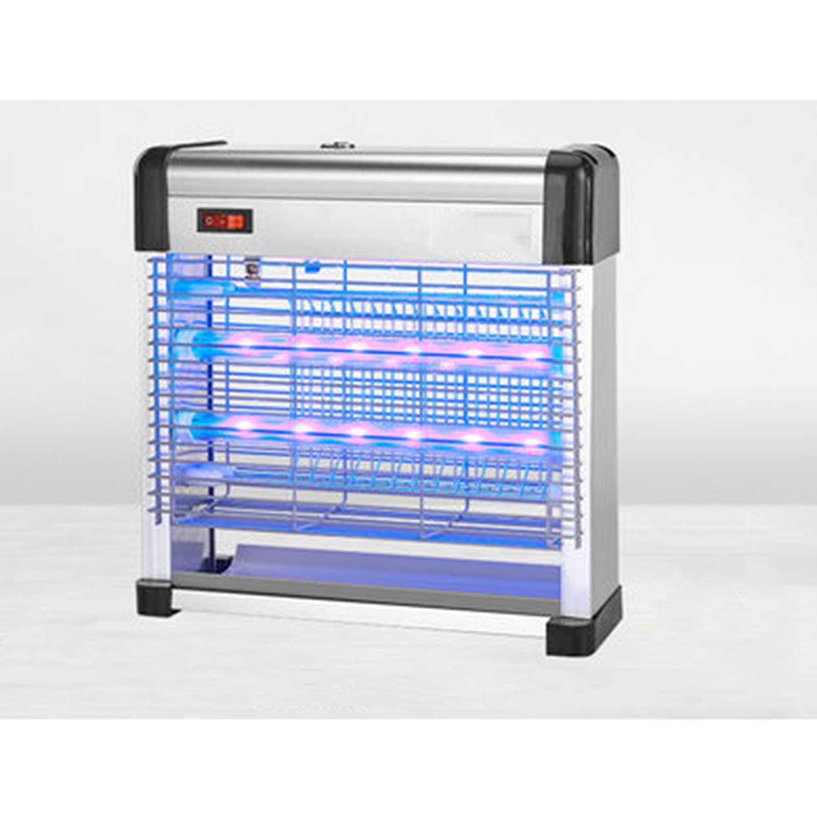 Lampada antimosche elettrica per zanzariera elettrica per interni domestici, lampada antizanzare con luce UV, trappola per mosche, zapper per insetti da cucina, 6 W (3,5 W)