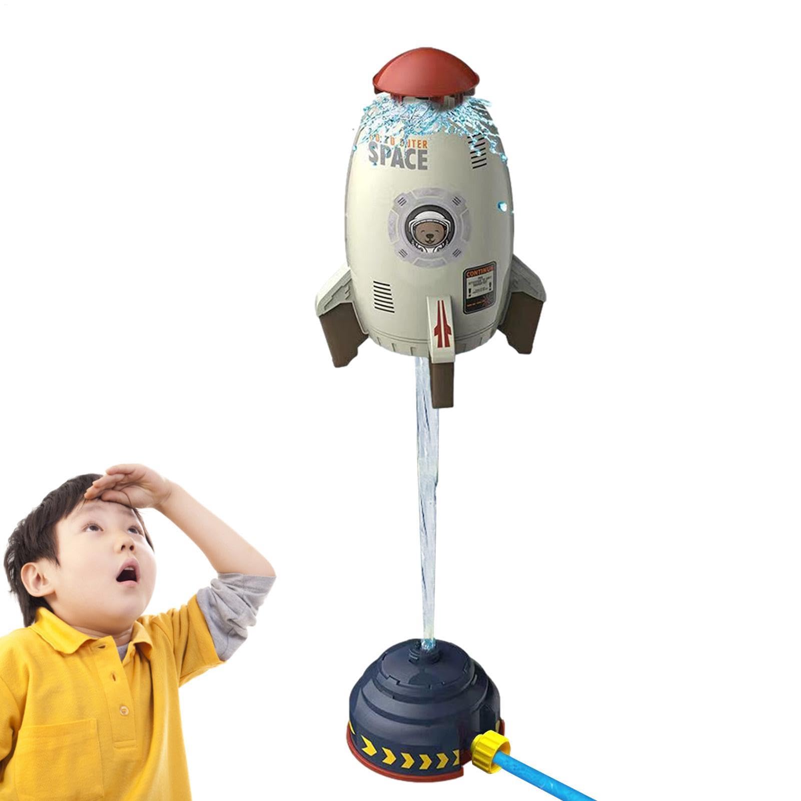 Juguete Rociador De Cohetes De Agua Para Niños, Rociador De Cohetes Espaciales Para Jardines Al Aire Libre,para Que Niños O Mascotas Jueguen En Céspedes,patios,jardines Al Aire Libre Durante El Verano