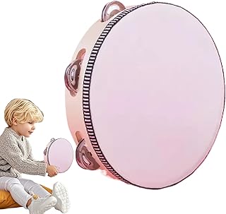Tamborrine para crianças pandeiro adulto para a igreja | drum de mão p