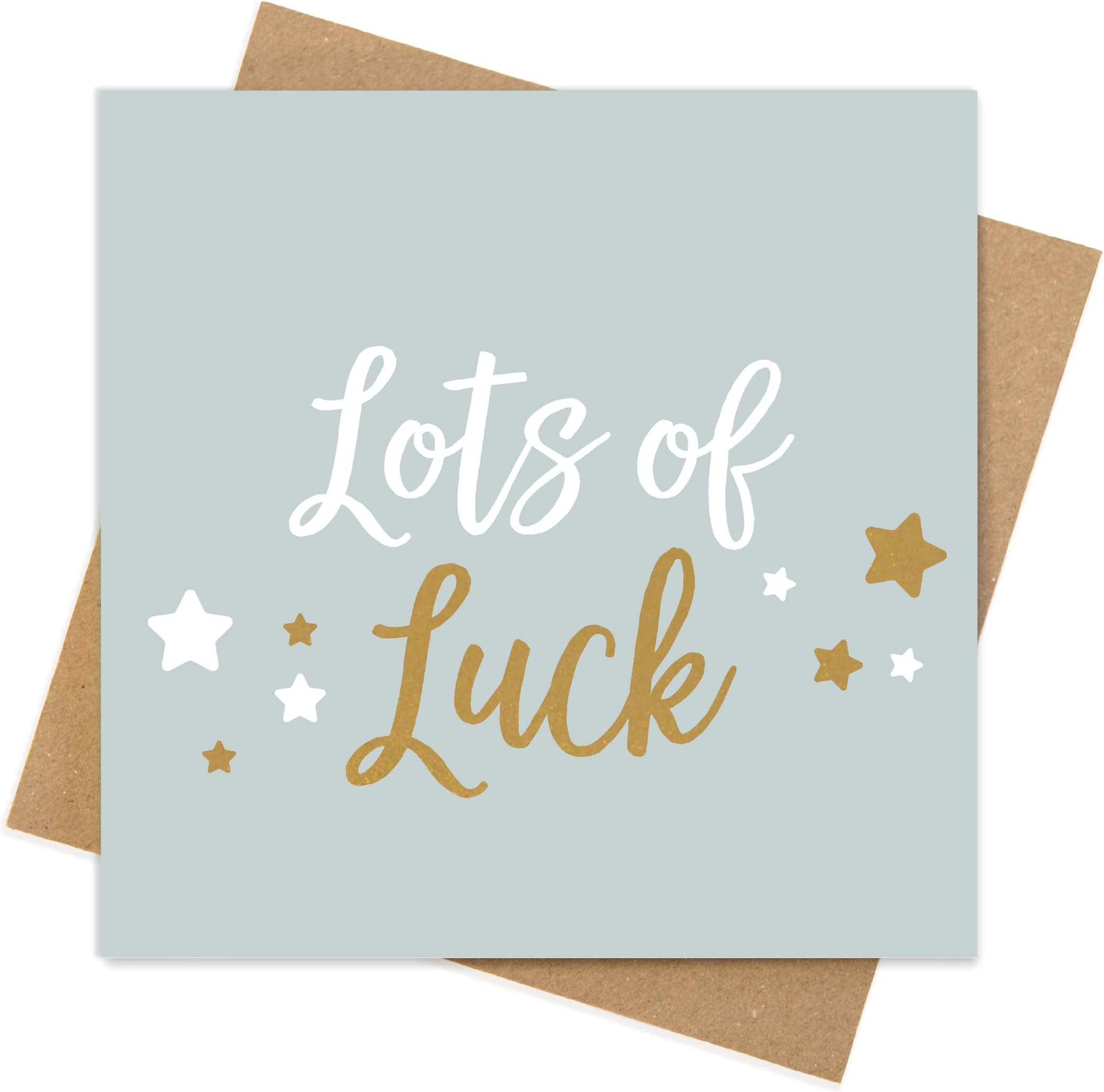 Manta MakesLeaving card goodbye good luck card, retirement new job card to go with sorry your leaving gifts for colleagues women or men (Lots of luck)