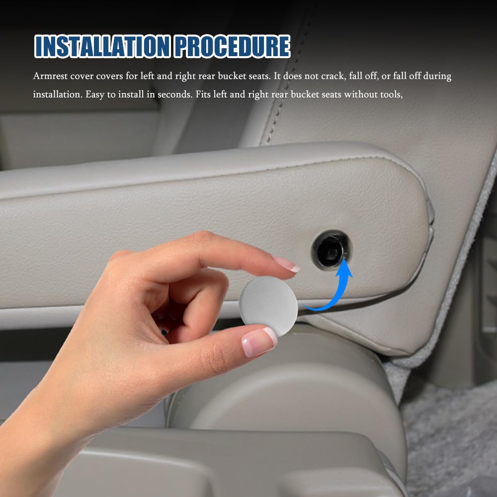 2 Unids Reposabrazos Asiento Trasero Tapa Para Chevrolet