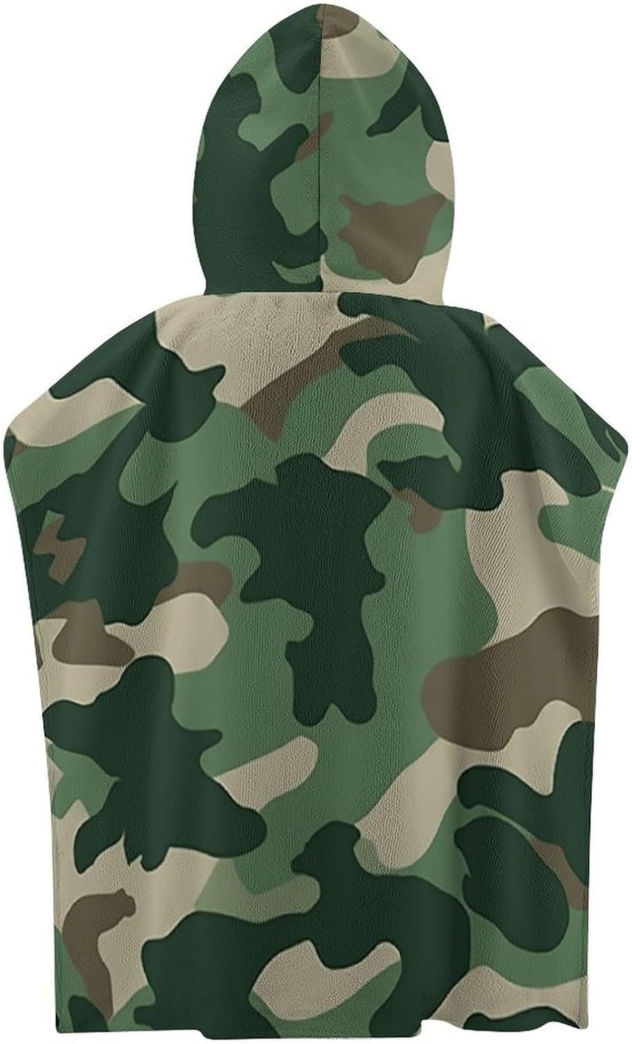 Kids Bath Towel Kids Hooded Beach Towel Kids Pool Towel Camouflage Green Printed Kids Beach Towel for Boys Girls Soft Absorbent Quick Dry Beach Swim Pool Towel