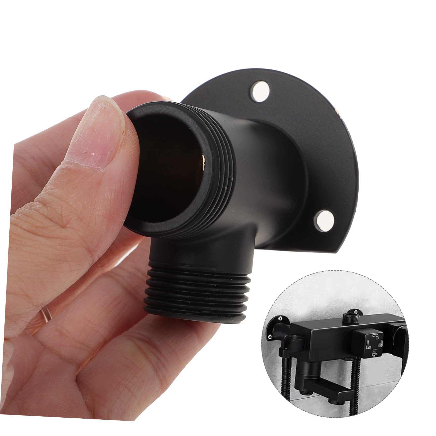 Uonlytech adaptador grifo ducha pared conector manguera montaje superficie superficie kit instalación ducha expuesta soporte fijación sin excavación