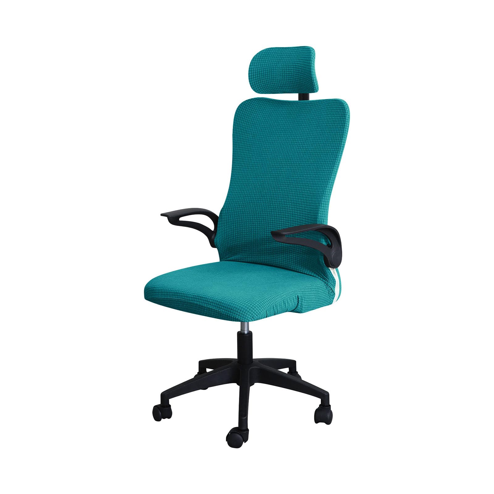 Leomix K Ergonomic Office Chair Cover Set, With Headrest Cover, Universal Chair Slipcovers Soft Comfortable Washable, For Office Executive Chair,
