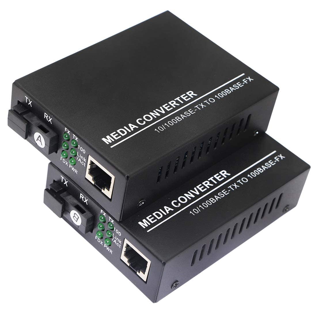 RAMEX Fast Ethernet to Fiber Optic Converter 10/100Mbps RJ45 Port to 100Base-FX Single-Mode Fiber SMSF - Up to 20 Kms, Low Power Consumption, Stable Performance - 1 Pair (B0CNCJF3M9) Amazon Price History, Amazon Price Tracker