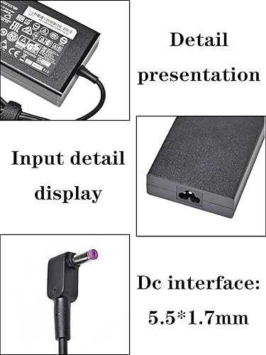 Miniatura 4 de Cargador de CA original de 135 W PA-1131-16 para Acer Nitro 5 N18C3 AN515-51 AN515-41 AN515-53 AN515-52 AN515-43 AN517-51 N18C4 ADP-135K ADP-135KP