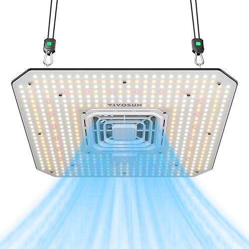 Miniatura 16 de VIVOSUN AeroLight A100SE, luz de cultivo LED de 100W con ventilador de circulación integrado, compatible con la aplicación, se utiliza con el
