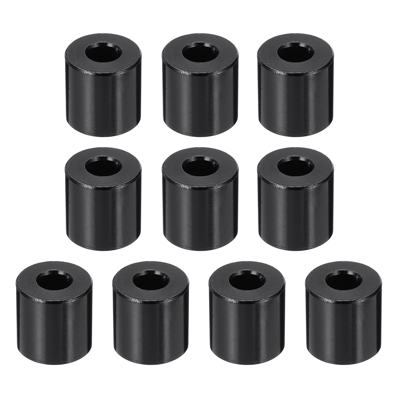 PATIKIL 10pcs M5 Aluminium Spacers, 3/16" ID x 1/2" OD Round Standoff Spacer