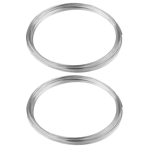 Pimoys 18 Gauge 1mm Aluminum Craft Wire, 65.6ft / 20m Metal Wire