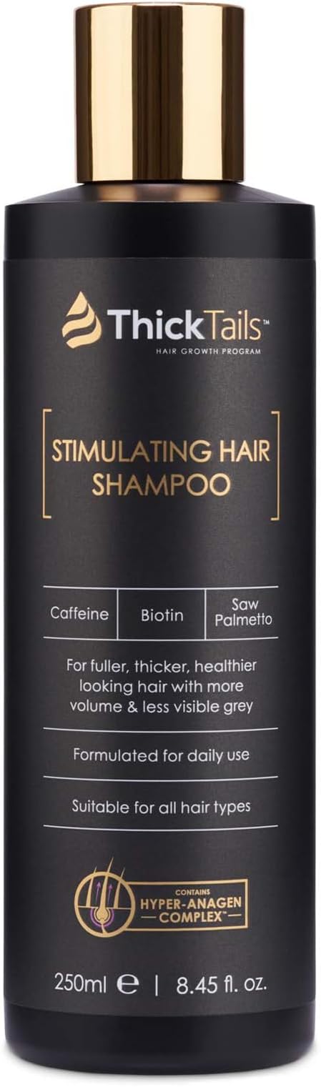 Hair Growth Shampoo for Women – Sulphate-Free Biotin & Caffeine Formula for Fine or Thinning Hair – Supports Fuller-Looking, Stronger-Feeling Hair – 250ml
