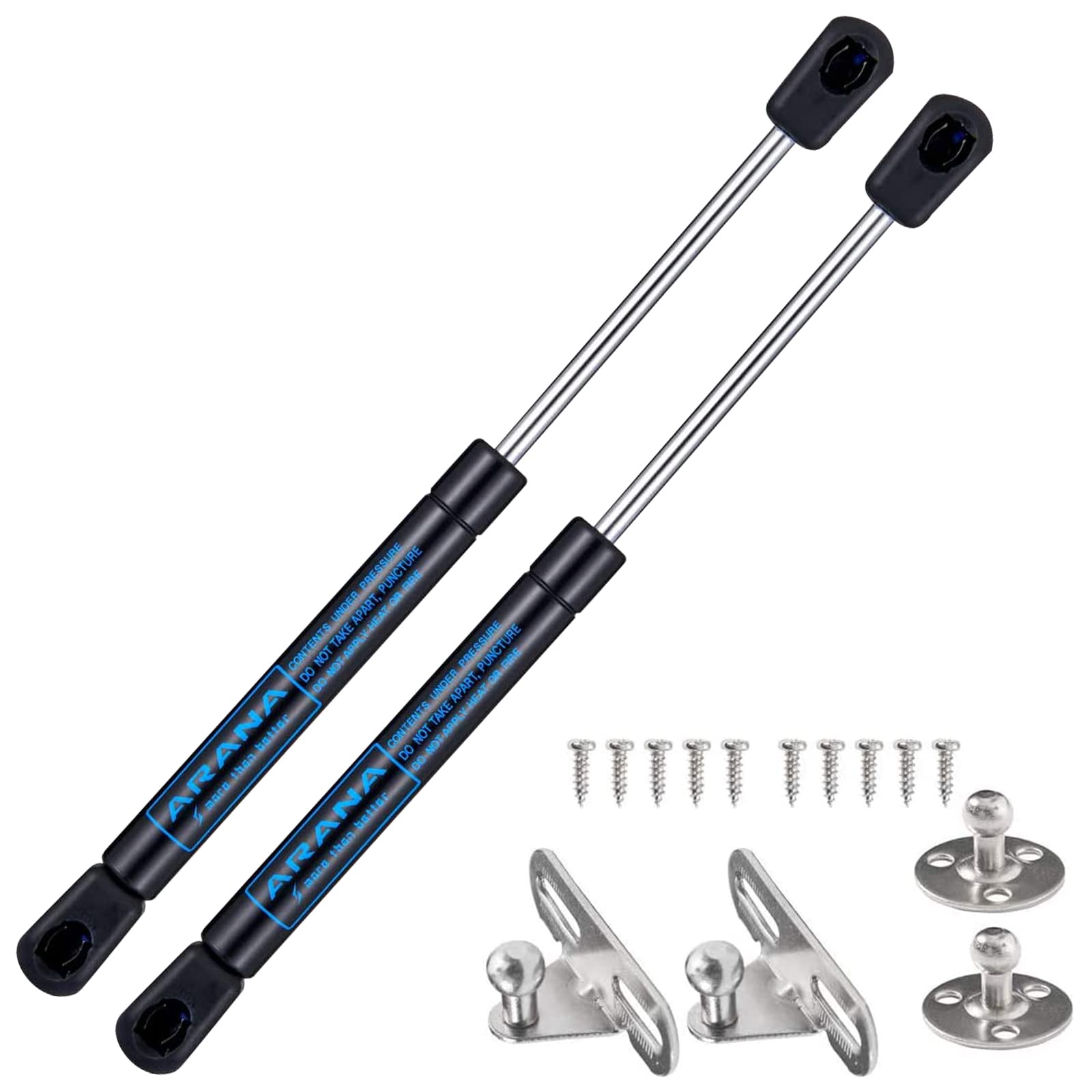ARANA 10 Inch 55 Lb Gas Struts Spring Shocks 10 Inch