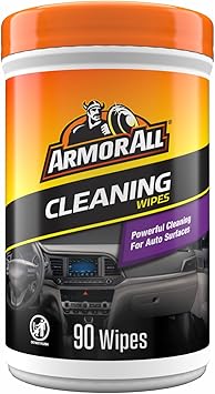 Armor All Car Cleaning Wipes, Wipes for Car Interior and Car Exterior, 90 Wipes Each