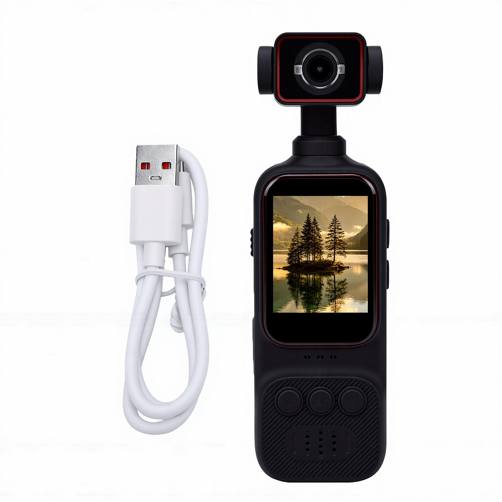 Fotocamera Portatile per Vlogging 4K con Foto da 12 MP
