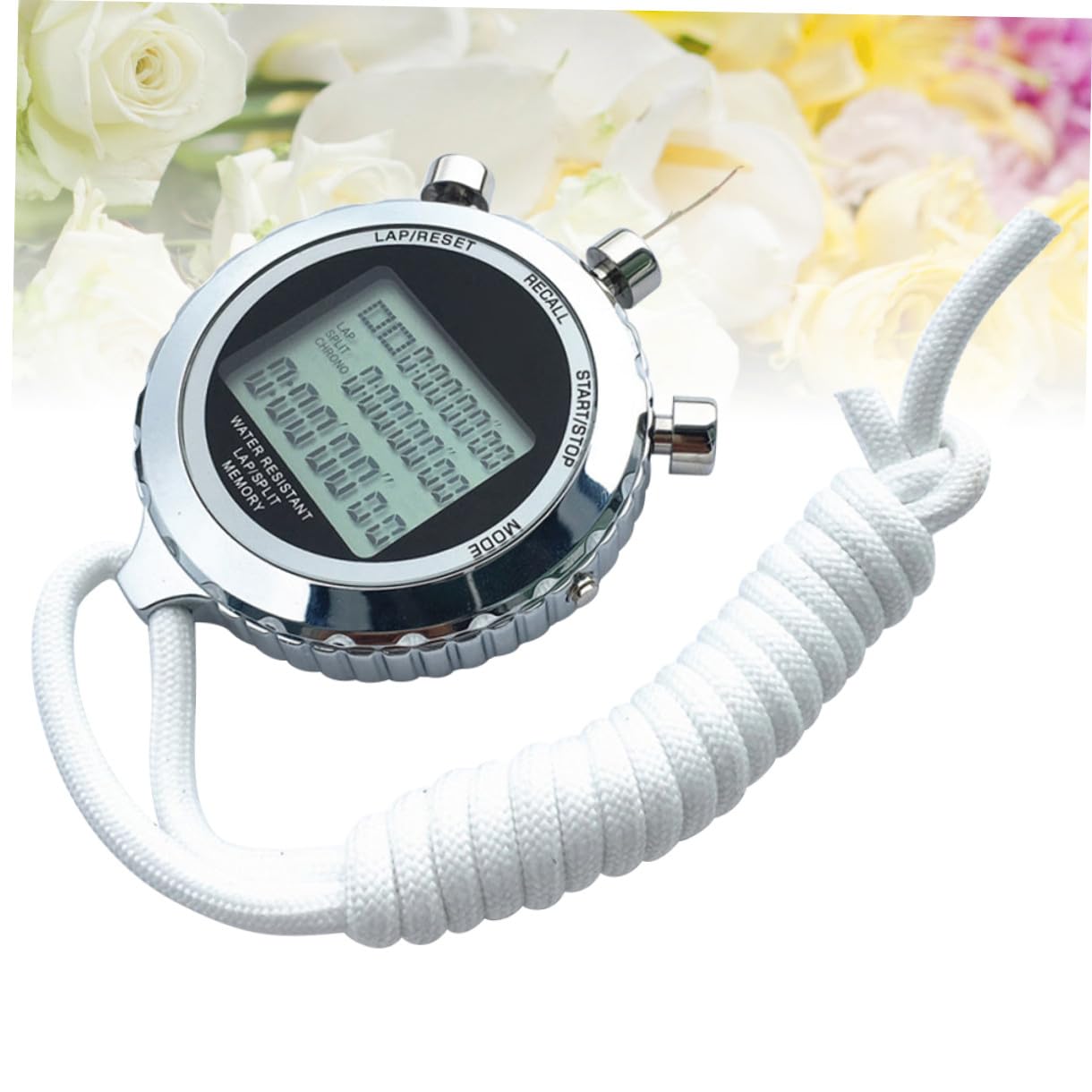 UKCOCO 1 Pieza Temporizador electronico de Mano Relojes Deportivos Kitchen Timer Digital Clock Temporizador para Ejecutar cronómetro Digital Gimnasia cronógrafo LCD Contador de cronógrafo