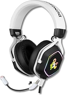 Konix Dungeons & Dragons Casque Gaming Filaire Rainbow pour PC – Haut-parleurs 50 mm – Microphone – Câble USB 2 m – Rétroé…