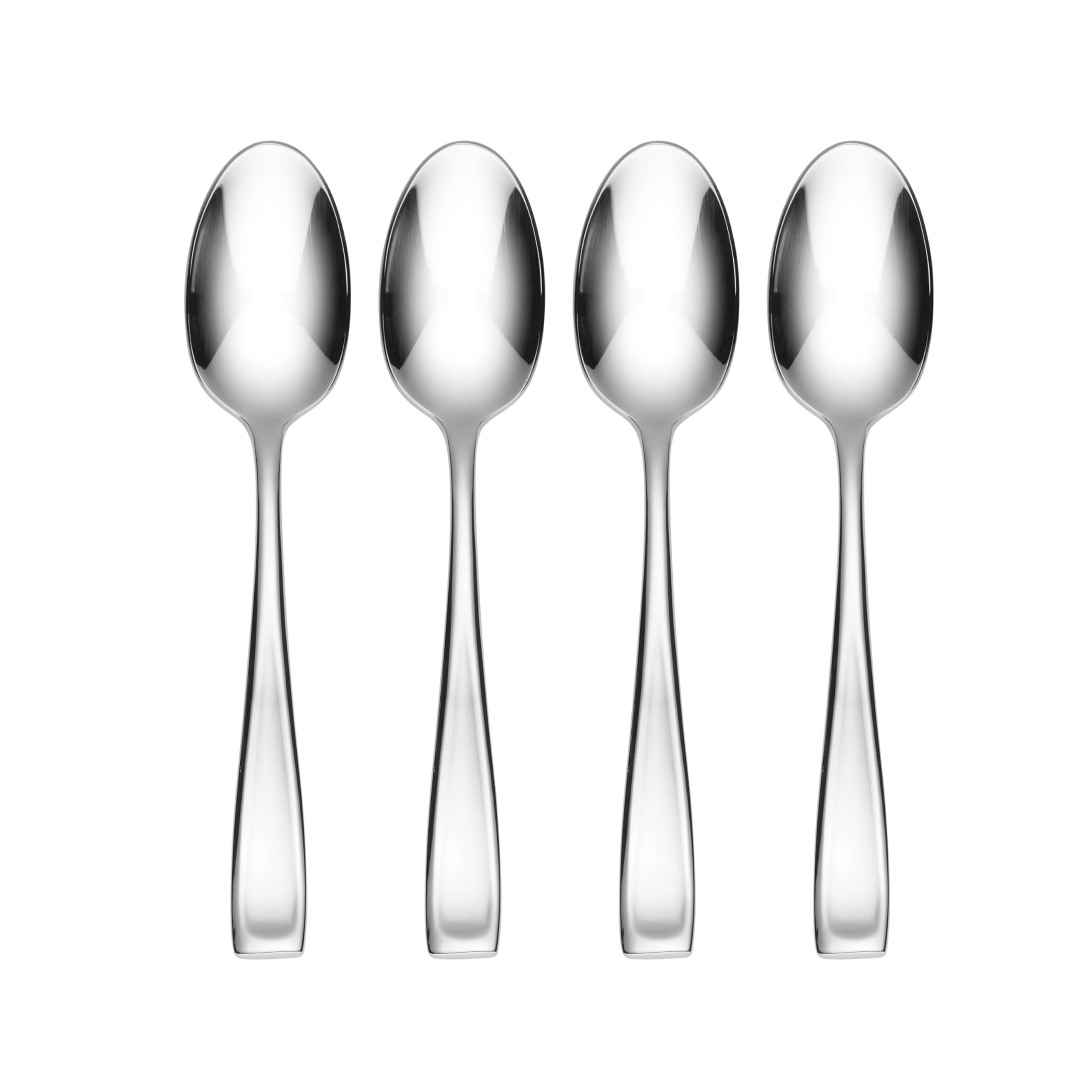 Oneida Moda 18/10 Stainless Steel Dinner Spoon Set — Rust-Resistant, Mirror Finish & Dishwasher Safe, 4-Piece (Service f