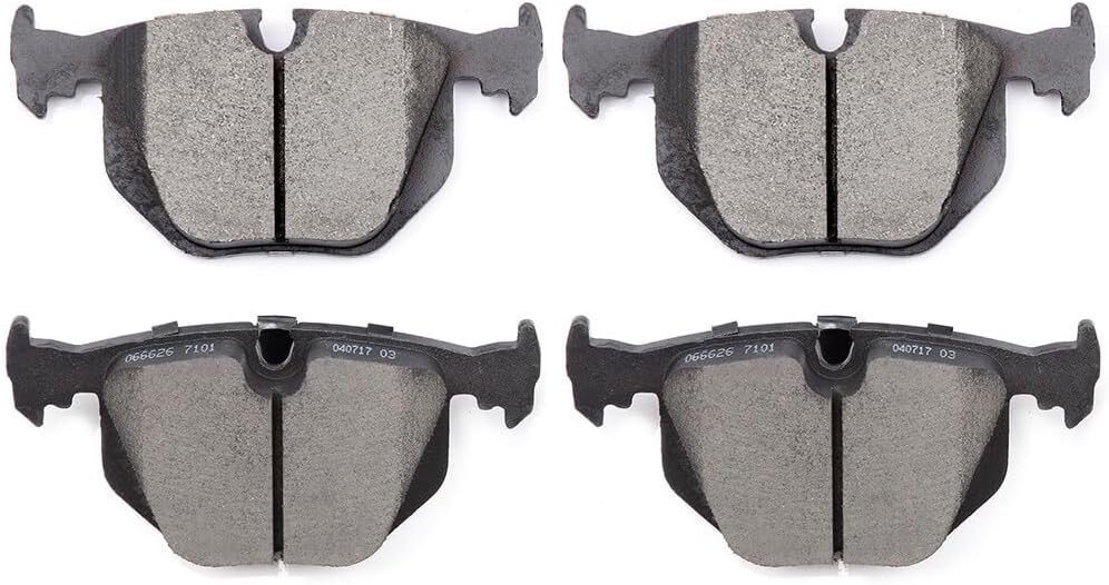 LSAILON [D683] Rear Ceramic Disc Brake Pads Set For Bentley Arnage For BMW 330Ci 330i 330xi 525i 525xi 528i 528i xDrive 528xi 530i 530xi For Land Rover Range Rover [4PCS]