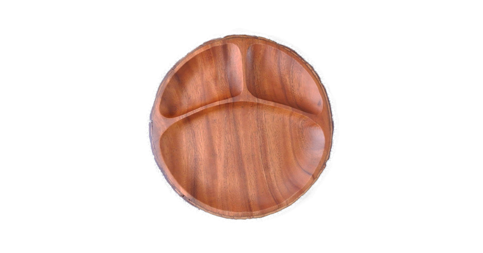 Amazon | Konoka ランチプレート 22-23.5cm 仕切り 丸 丸型