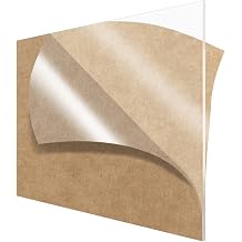Bettomshin Acrylic Sheet A4 Clear Acrylic Plexi Glass Sheet Acrylic Sheet Plastic Plexi Glass Board for Picture Frames Sign Holders DIY Display 3mm Thick 297mm x 210mm 1Pcs