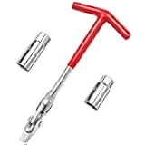 3Pcs Spark Plug Socket Wrench Set T-Handle, Universal 5/8