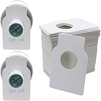 PheiLa 200 Count Double-Sided White Paper Wine Bottle Tags - Hanging Labels for Easy Organization & Gifting