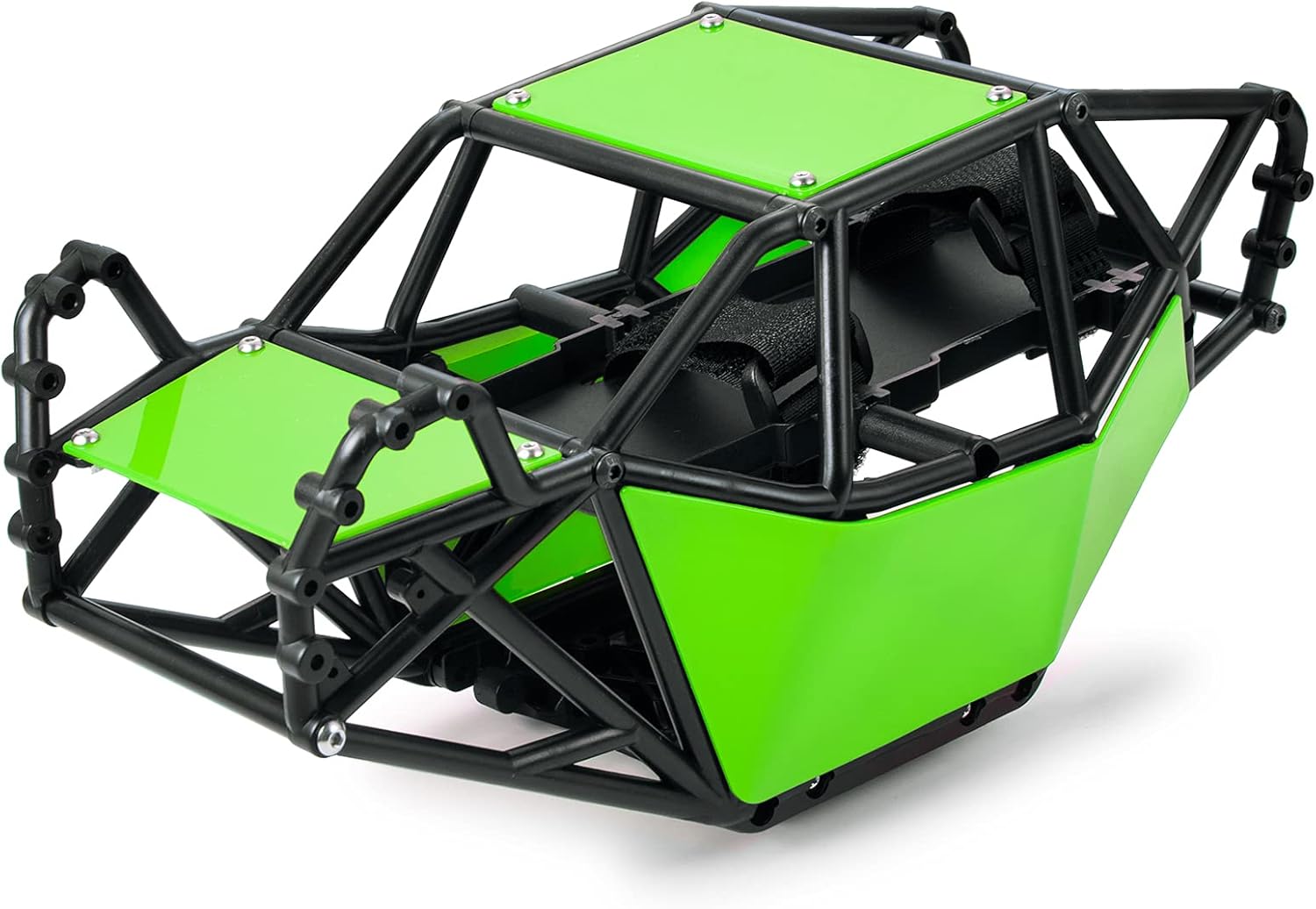RC Roll Cage Rock Buggy Body Shell for 1/10 Axial SCX10 ll 90046 RC Crawler Car Buggy (Green)