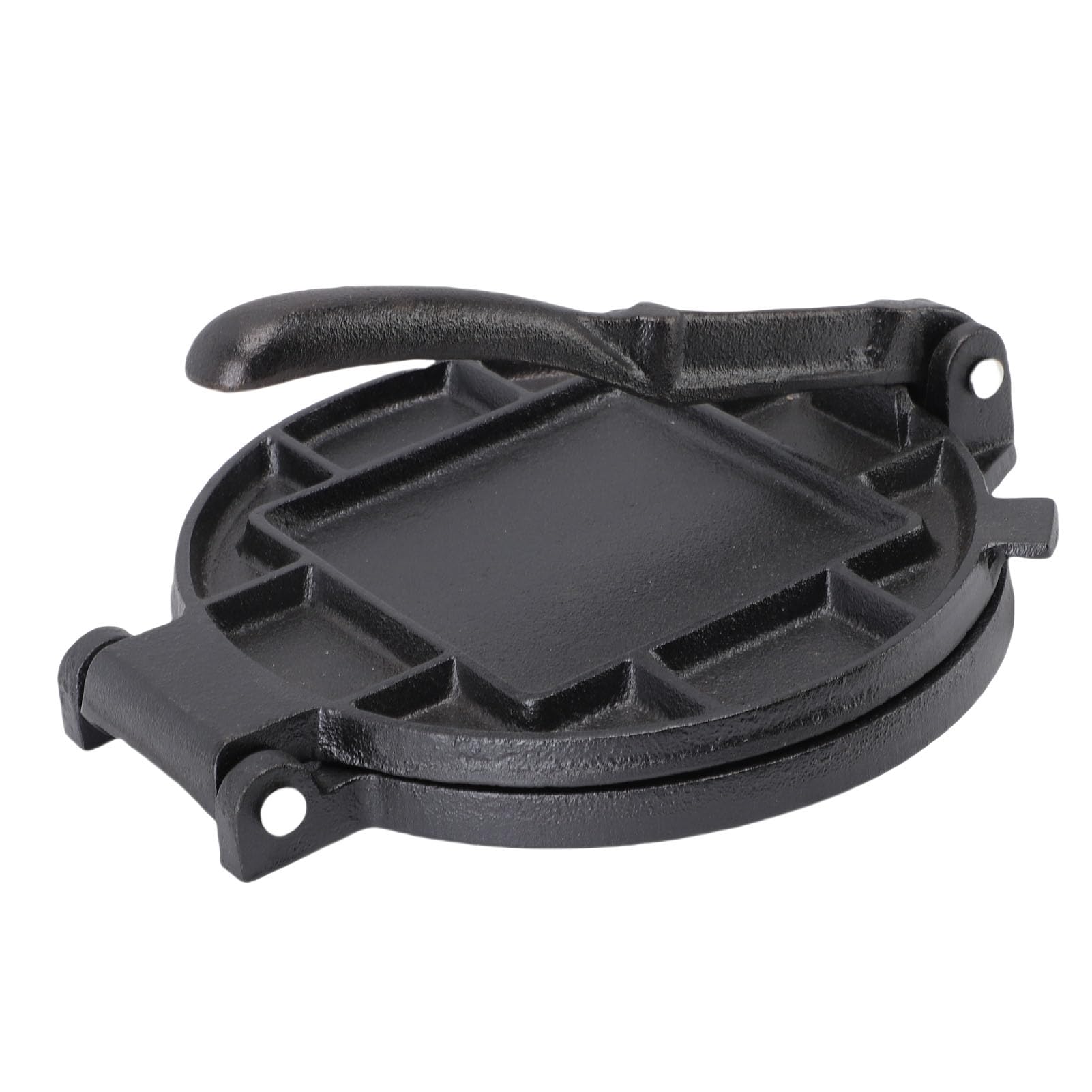 LiebeWH Tortilla-Presse, 7,3 Zoll, Gusseisen, Manueller Tortilla-Maker, Robuste Pfannkuchenpresse für Zuhause, Küche, Camping, Flache Teigpresse für Quesadilla-Mehl, Kochen, Familien-Grillpartys