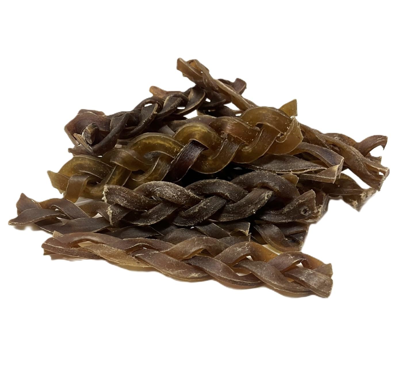 Maltbys' Stores 5x Braided Camel Skin Pieces (approx. length 5") 100% Natural Dog Treat Chews