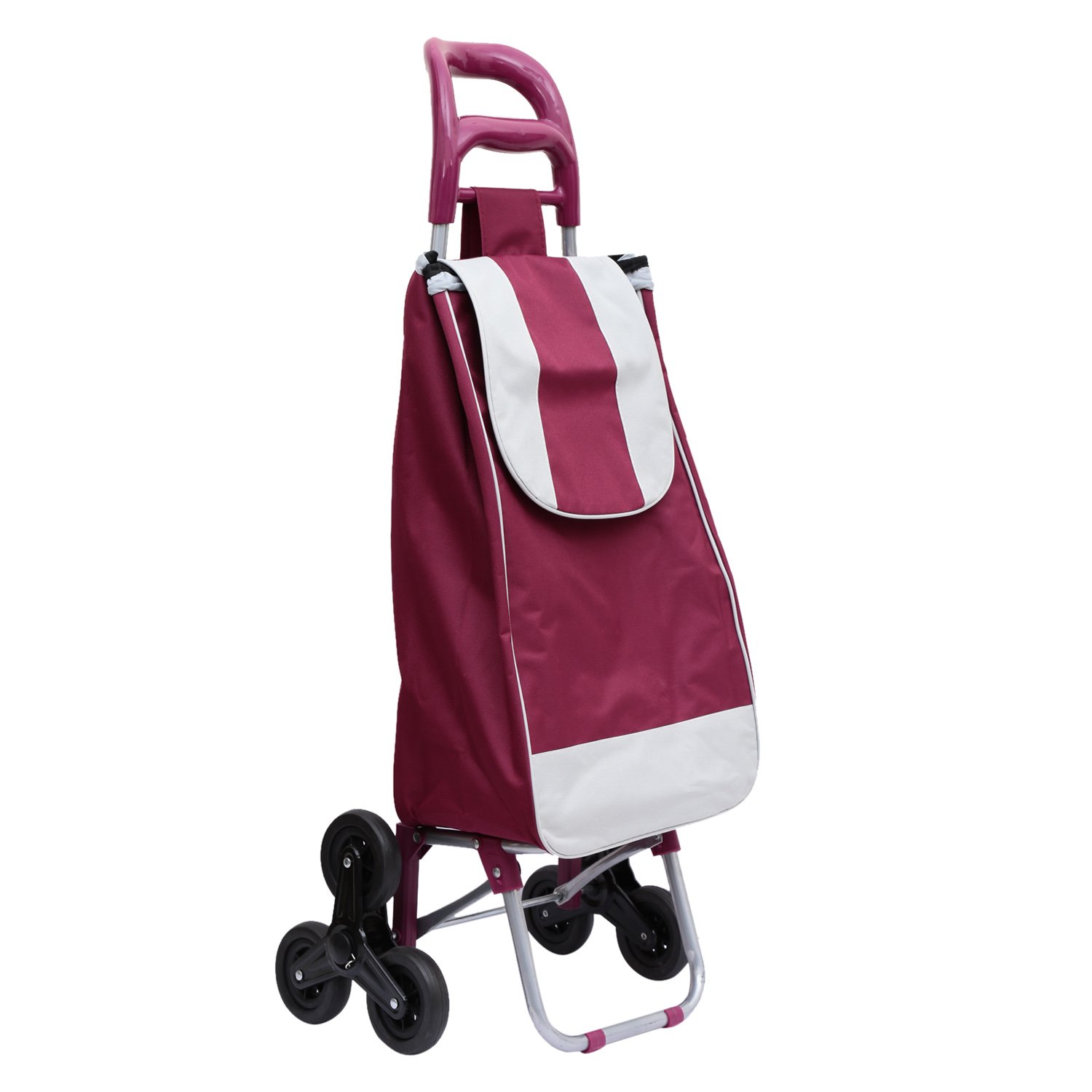 Buy Random Stair Climbing Foldable Trolley Shopping Cart Shopping