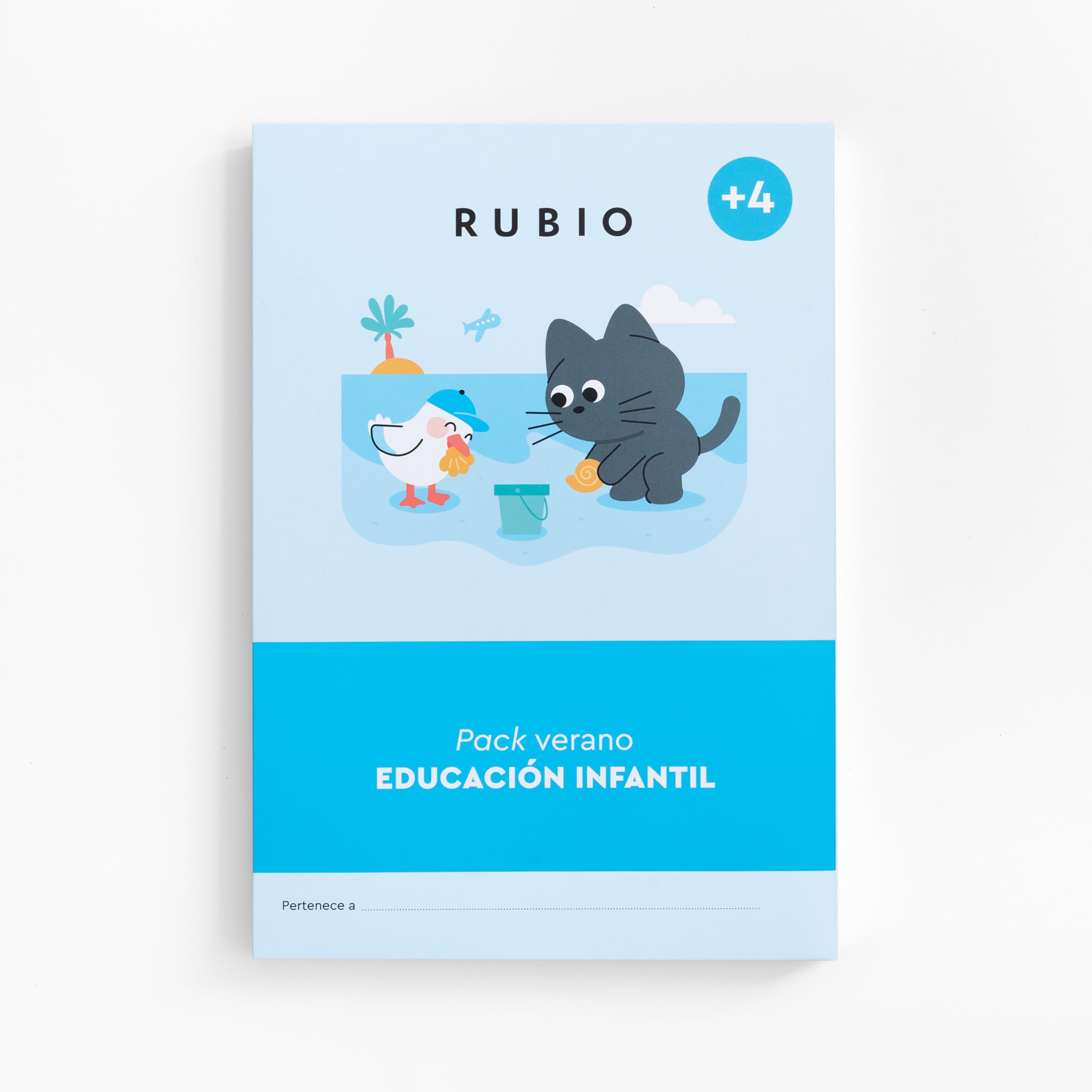 Pack de verano RUBIO Educación Infantil |+ 4 años | 3 cuadernos para repasar en vacaciones (PACKS ESCOLARES)