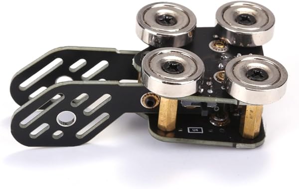 HEIBTENY Metal Double Paddle CW Key PCB Automatic for Morse Code Trainer with USB Connectivity and 3.5mm Cable Options, for Amateur Radio and Educational Use, Black(B) - 5