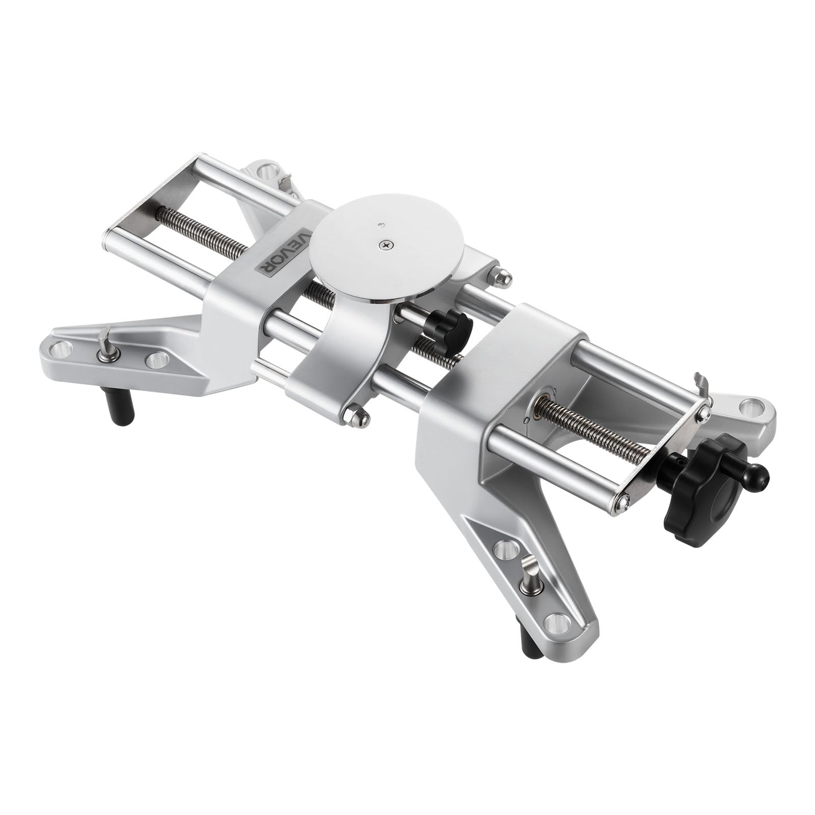 VEVOR Pince de Roue et Adaptateur Magnétique, Outil d'Alignement de Roue en Alliage d'Aluminium pour Jauge de Carrossage Précise, Compatible avec Jantes 28-63,5 cm, pour Voiture, SUV, Moto