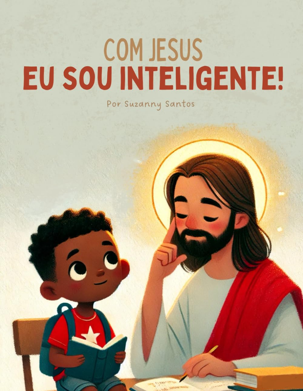 Com Jesus eu sou inteligente: Um livro Cristão que ajuda crianças a ter fé e amor em seu aprendizado