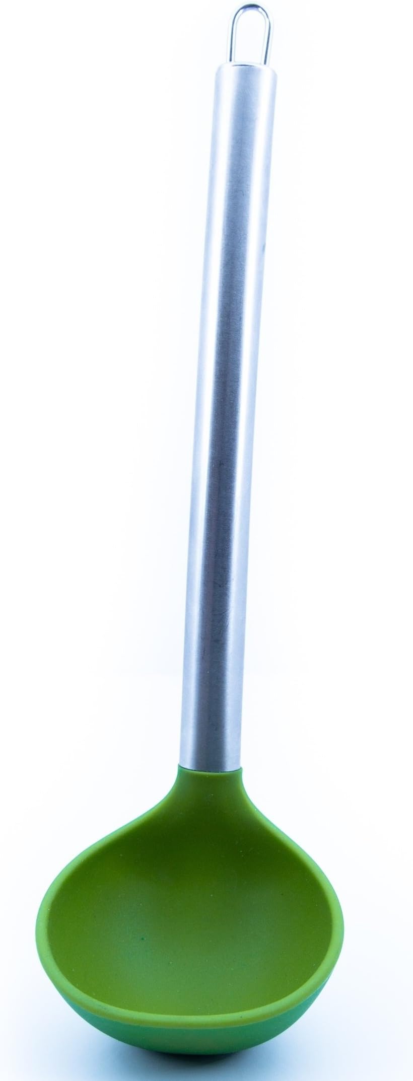 Silicone Soup Ladle by Chef Frog - For Home or Professional Use - Features our Stay-Cool Stainless Steel Handle