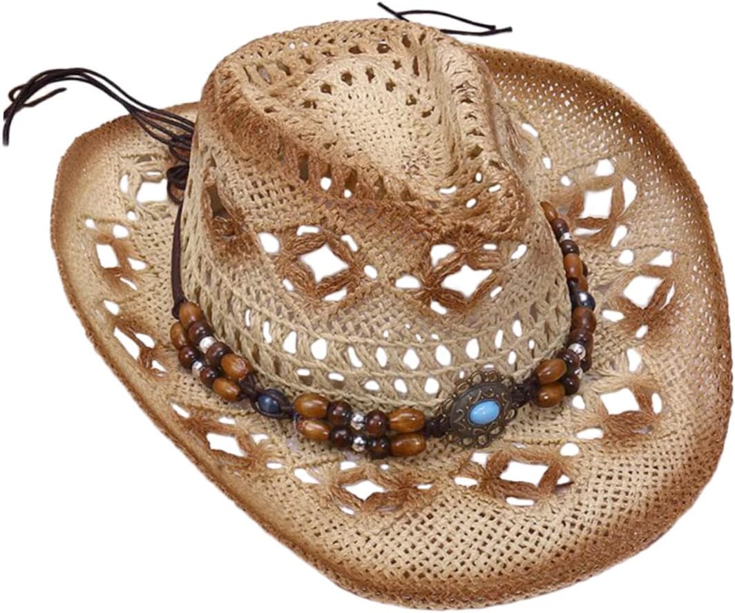 COLLBATH Straw Hat Cowgirl Straw Hat Men Costume Youth Men's s Men's s for