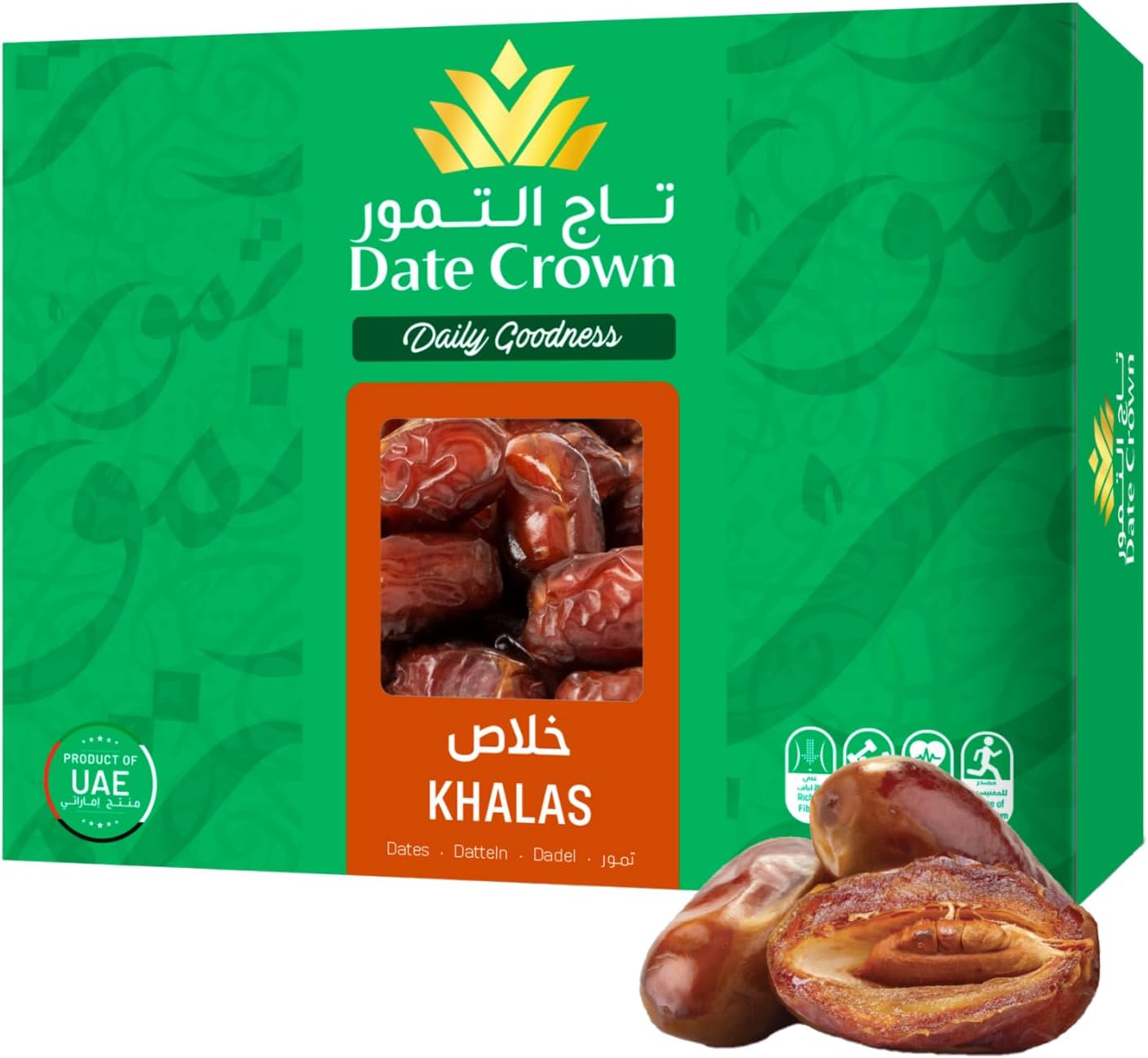 Date Crown Premium Emirates Dates 1kg (Khalas)